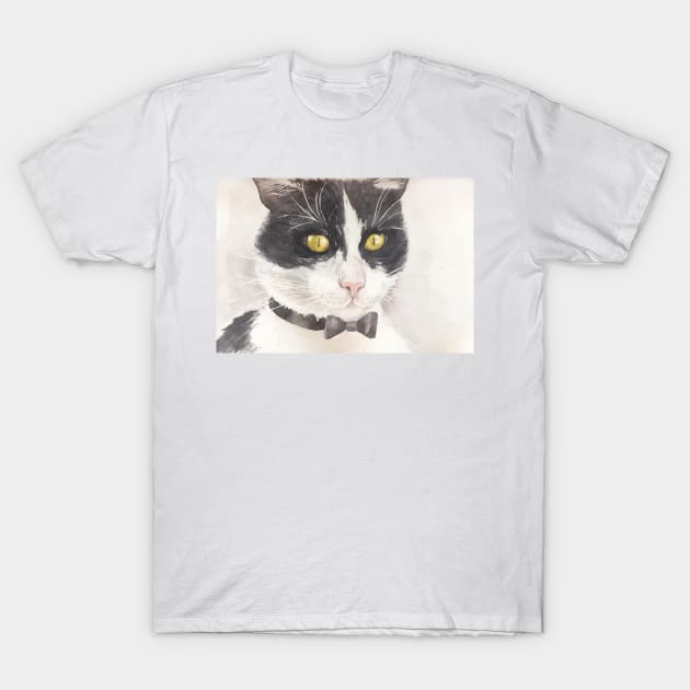 Tuxedo cat T-Shirt by katerinamk